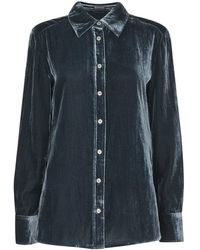 Whistles - Women's Lara Velvet Shirt - Lyst