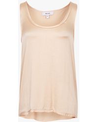 Reiss - Riley Silk Front Vest - Lyst