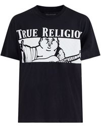 TRUE RELIGION - Checkered Buddha T-Shirt - Lyst