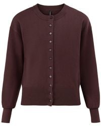 ONLY - Mio Long-Sleeved Button Cardigan - Lyst