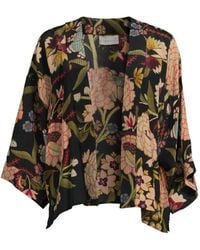 One Hundred Stars - Women's Crepe Kimono Jacket - Lyst