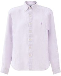 Polo Ralph Lauren - Custom Fit Pin Stripe Shirt - Lyst