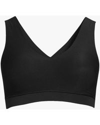 Chantelle - Soft Stretch V Neck Padded Crop Top - Lyst