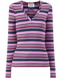 Damson Madder - Arlea Organic Long-Sleeved Striped T-Shirt - Lyst