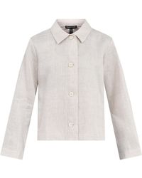 Eileen Fisher - Classic Collar A-Line Jacket - Lyst
