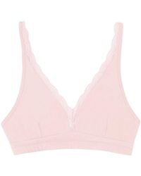 Stripe & Stare - Lace Plunge Bra - Lyst