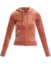 Juicy Couture - Women's Gold Robertson Hoodie Classic Velour - Lyst