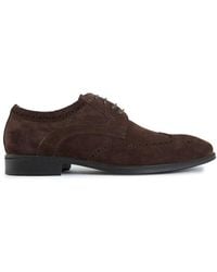 Sole Ldn - Guard Brogue Suede Shoes - Lyst