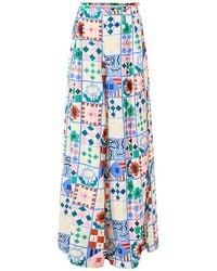 FRNCH - Egeria Printed Trousers - Lyst