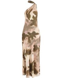 Pretty Lavish - Sheree One Shoulder Maxi Dress Floral - Lyst