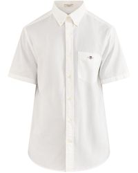 GANT - Classic Oxford S/S Shirt - Lyst