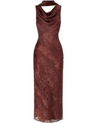 Pretty Lavish - Ainsley Cowl Neck Maxi Slip Dress - Lyst