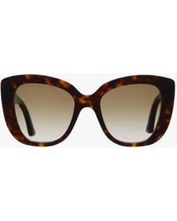 Gucci - Square Cat Eye Acetate Sunglasses - Lyst