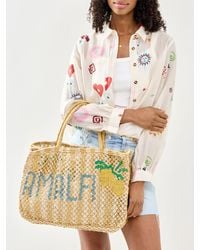 The Jacksons - Small Amalfi Raffia Tote Bag - Lyst