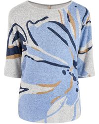 Soya Concept - Biara Printed Short Sleeve Top Multi - Lyst