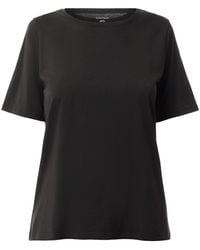 Eileen Fisher - Round Neck Short Sleeve T-Shirt - Lyst