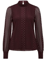 Forever New - Women's Josephine High Neck Lace Top - Lyst