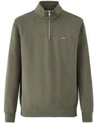 Levi's - Original 1/4 Zip Sweatshirt - Lyst