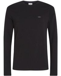 Calvin Klein - Slim Stretch Long Sleeve T-Shirt - Lyst
