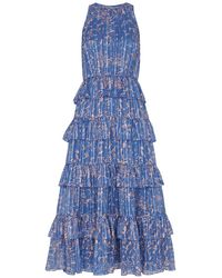 Whistles - Women's Tropical Leaves Paloma Dress - Lyst