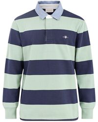 GANT - Chambray Stripe Heavy Rugger - Lyst