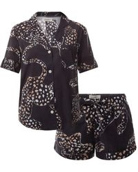 Desmond & Dempsey - Jag Short Sleeve Set - Lyst