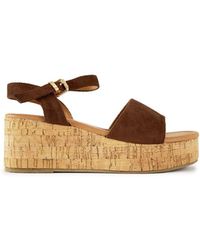 V.Gan - Gotu Cork Wedge Sandals - Lyst
