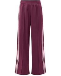 ONLY - Rox Straight Trousers Burgundy Jeans - Lyst