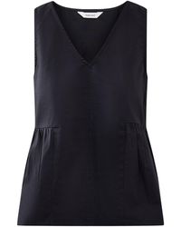 SELECTED - Blair Sleeveless Peplum Top - Lyst