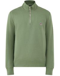 Paul Smith - Zebra Quarter Zip Sweatshirt - Lyst
