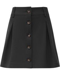 James Lakeland - Pin Tuck Button Skirt - Lyst