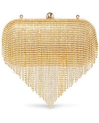 Forever New - Opal Sparkle Tassel Hardcase Clutch Bag - Lyst