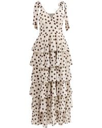 Pretty Lavish - Fiore Tie Ruffle Maxi Dress - Lyst