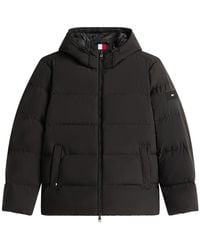 Tommy Hilfiger - Down Hooded Puffer Jacket - Lyst