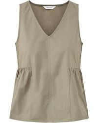 SELECTED - Blair Sleeveless Peplum Top - Lyst