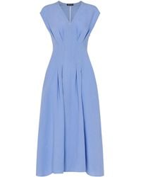 Whistles - Panel Linen Blend Dress - Lyst