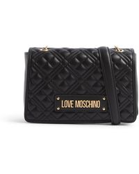 Love Moschino - Women's Quilted Flap Crossbody - Lyst