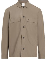 Calvin Klein - Boxy Twill Overshirt - Lyst
