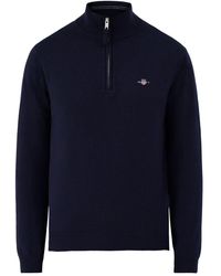 GANT - Superfine Half-Zip Jumper - Lyst