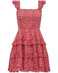 Forever New - Odette Printed Mini Dress - Lyst