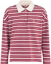 FRNCH - Rumoi Cotton-Blend Polo Top - Lyst
