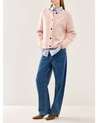 SELECTED - Lulu Long Sleeve Knit Short Cardigan - Lyst