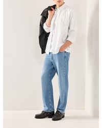 SELECTED - Sander Relaxed Oxford Shirt Stripe - Lyst