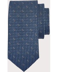 Ferragamo - Cravatta in seta stampa Gancini - Lyst