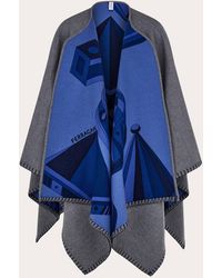 Ferragamo - Donna Cappa Reversibile Stampa Nadir - Lyst