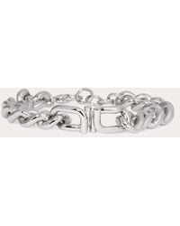 Ferragamo - Gancini Chain Bracelet - Lyst