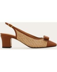 Ferragamo - Vara Bow Slingback - Lyst