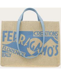 Ferragamo - Tote Bag With Logo (m) - Lyst