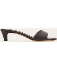Ferragamo - Low Heeled Slide - Lyst