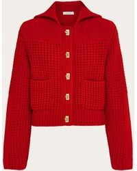 Ferragamo - Cardigan With Gancini Buttons - Lyst